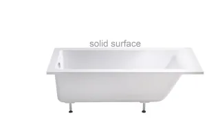 Ванна из искусственного камня Astra-Form Нейт 01010056 180x80 см белый матовый